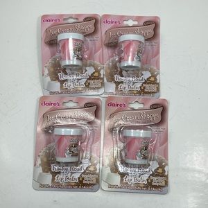 4 rocky road ice cream shoppe lip balm from Claire’s